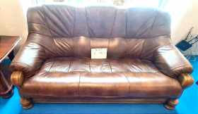 meble skórzane wypoczynkowe 3+1+1