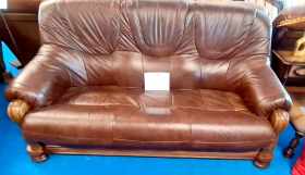 meble skórzane klasyczne 3+1+1