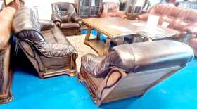 meble skórzane zestaw