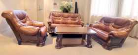 Meble skórzane 3+2+1