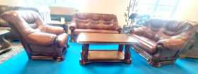 Meble skórzane 3+2+1