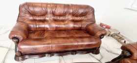 meble ze skóry 3+1+1