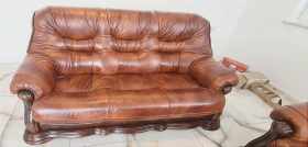 meble ze skóry 3+1+1