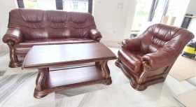 meble ze skóry zestaw