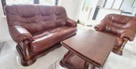 meble ze skóry zestaw