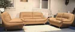 Meble skórzane 3+2+1 spanie Majorca skóra naturalna k236