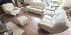 Zestaw wypoczynkowy Majorca 3+2+1 meble skórzane K100