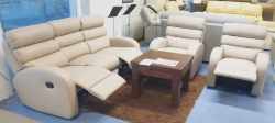 Meble ze skóry 3+1+1 Comfort z funkcją Relaks k223