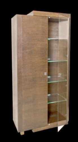 kredens witryna dębowa