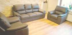 Meble ze skóry Korsyka 3+1+1 luksus w Twoim salonie