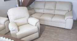 Meble skórzane Korsyka 3 + fotel Antalya Skóra K220