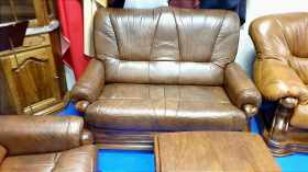 zestaw skórzany 3+2+1