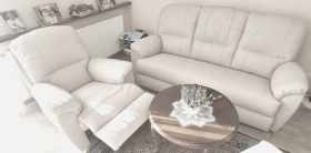 meble skórzane 3+1 relaks