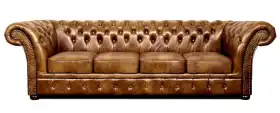 chesterfield sofa skóra