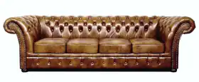 chesterfield sofa skóra