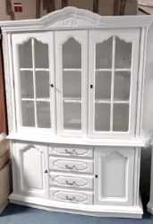 Biały kredens dębowy biały Kredens 3 