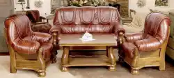 Meble skórzane 3+2+1 klasyczne i komfortowe Ventura S42