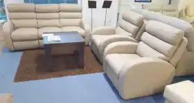 zestaw wypoczynkowy skóra