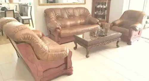 meble ze skóry 3+2+1