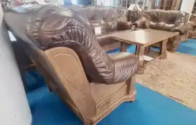 meble ze skóry klasyczne 3+2+1