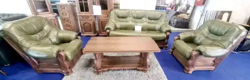 meble skórzane 3+1+1