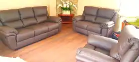 zestaw skórzany 3+2 relax