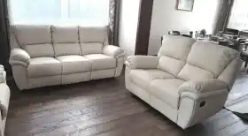 zestaw wypoczynkowy skóra