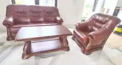 Meble ze skóry Ravel zestaw 3 1 skóra k442