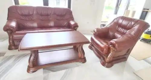 Meble ze skóry Ravel zestaw skóra