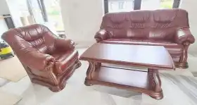 Meble ze skóry Ravel zestaw skóra