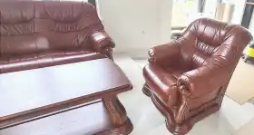 Meble ze skóry Ravel zestaw skóra