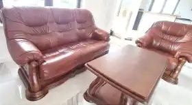 Meble ze skóry Ravel zestaw skóra