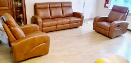 Zestaw mebli skórzanych