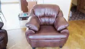 meble skórzane do salonu