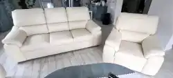 meble ze skóry 3+1 Korsyka skora naturalna K100