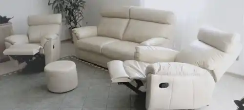 meble ze skóry 3+1+1