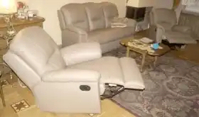 Fotel skórzany relaks