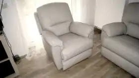 Fotel skórzany relaks