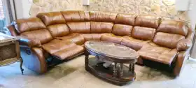 narożnik skóra naturalna
