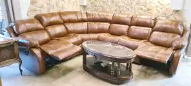 narożnik skóra naturalna
