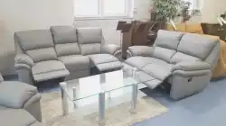 meble ze skóry naturalnej 3+2 relax skóra włoska k230 Kalifornia 