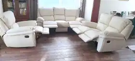 meble skórzane 3+2+1