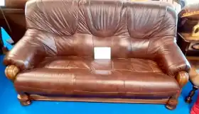 meble skórzane klasyczne 3+1+1