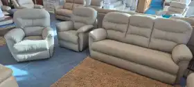 meble skórzane 3+1