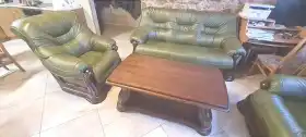 meble skórzane klasyczny styl