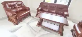 meble skórzane 3+2+1