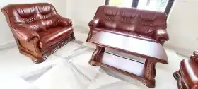 meble skórzane 3+2+1