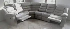 narożnik skórzany relaks skóra naturalna