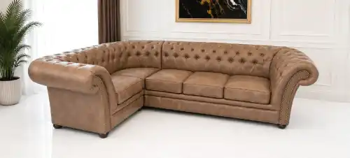 chesterfield narożnik skórzany
