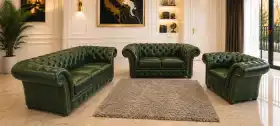 chesterfield meble skórzane